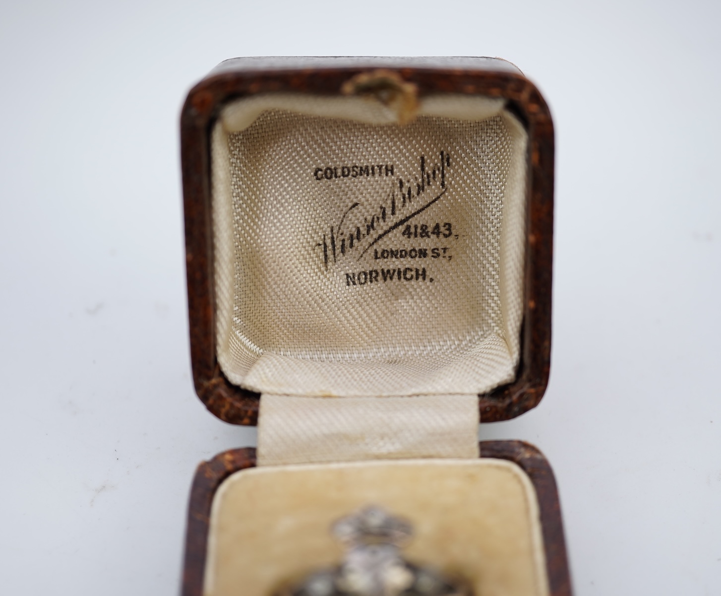 A diamond ring, 19th century
